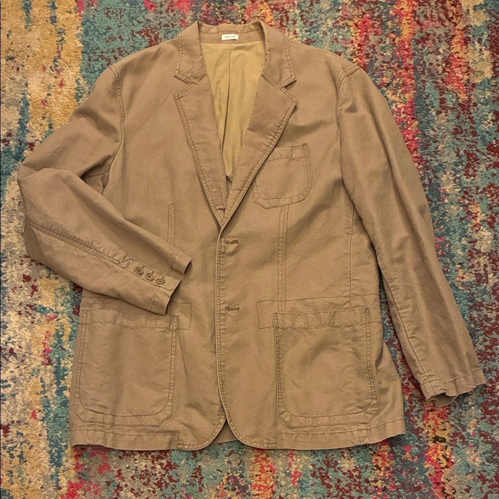 Calvin Klein Beige Linen Blazer